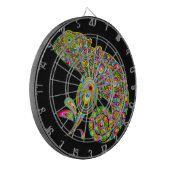 カメレオンサイケデリックファンタジー ダーツボード (正面左)