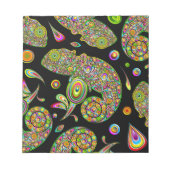 カメレオンサイケデリックファンタジー ノートパッド (正面)