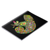 カメレオンサイケデリックファンタジー ノートブック (左側)