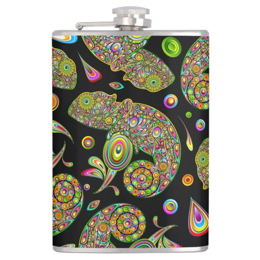 カメレオンサイケデリックファンタジー フラスク (正面)