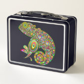 カメレオンサイケデリックファンタジー メタルランチボックス (裏面)