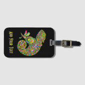 カメレオンサイケデリックファンタジー ラゲッジタグ (正面横)