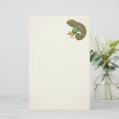 カメレオンサイケデリックファンタジー 便箋 (スタンド正面)