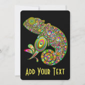 カメレオンサイケデリックファンタジー 招待状 (正面)