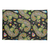 カメレオンサイケデリックファンタジー 枕カバー (裏面)