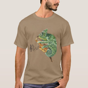 カメレオンジャズサクソフォン Tシャツ
