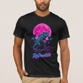 カメレオンスケートボード Tシャツ (正面)