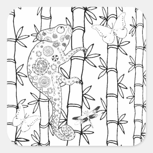 カメレオンドードル スクエアシール (正面)