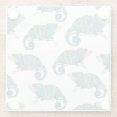 カメレオンパターン ガラスコースター (裏面)