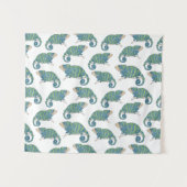 カメレオンパターン タペストリー (正面(横))