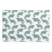 カメレオンパターン 枕カバー (裏面-左)