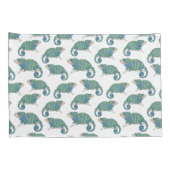 カメレオンパターン 枕カバー (裏面-右)