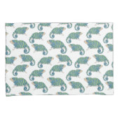 カメレオンパターン 枕カバー (正面右)