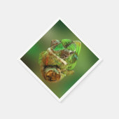 カメレオン写真 スタンダードカクテルナプキン (角)