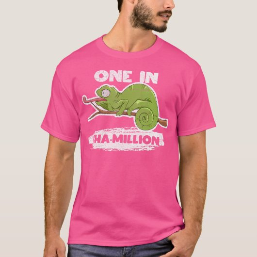 カメレオン引用文の所有者のための爬虫類 Tシャツ (正面)