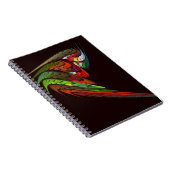 カメレオン抽象芸術アートノート ノートブック (右側)