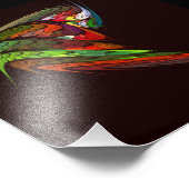 カメレオン抽象芸術アートフォトプリント フォトプリント            (角)