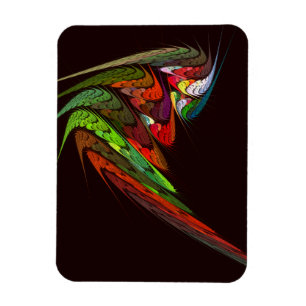 カメレオン抽象芸術アートプレミアムマグネット マグネット