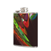 カメレオン抽象芸術アート フラスク (左)