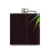 カメレオン抽象芸術アート フラスク (裏面)