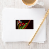 カメレオン抽象芸術アート ラベル (インサイチュ)