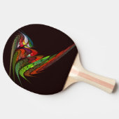 カメレオン抽象芸術アート 卓球ラケット (横)