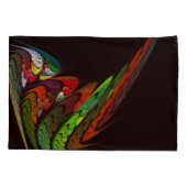 カメレオン抽象芸術アート 枕カバー (裏面)