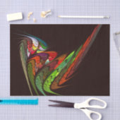 カメレオン抽象芸術アート 薄葉紙 (クラフト)