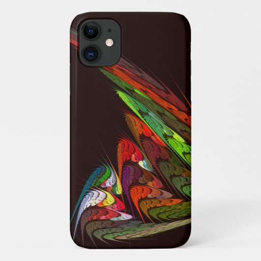 カメレオン抽象芸術アート Case-Mate iPhoneケース (裏面)