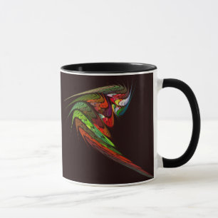 カメレオン抽象芸術コーヒーマグ マグカップ