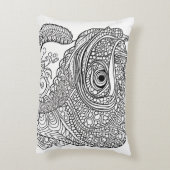 カメレオン顔 アクセントクッション (裏面(縦))