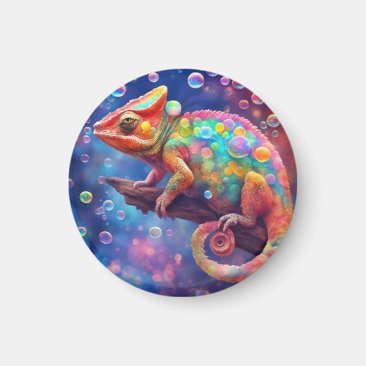 カメレオン2の泡 マグネット (正面)