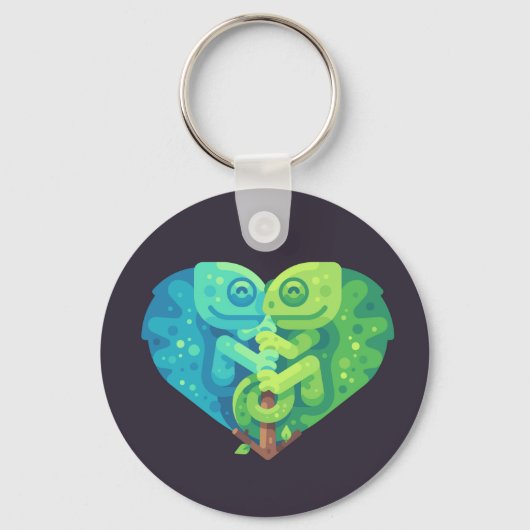 カメレオン キーホルダー (正面)