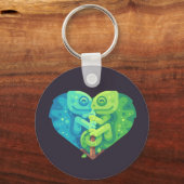 カメレオン キーホルダー (正面)