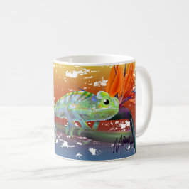 カメレオン コーヒーマグカップ