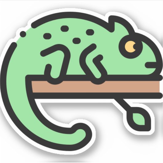 カメレオン シール (正面)