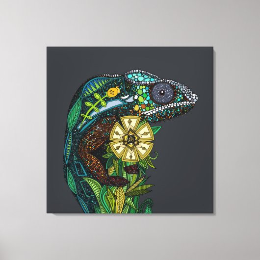 カメレオン・ペーター キャンバスプリント (正面)