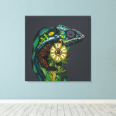 カメレオン・ペーター キャンバスプリント (インサイチュ (ウッドフロア))