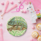 カメレオン ペーパープレート (パーティー)