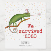 カメレオン ワインラベル (シングルラベル)