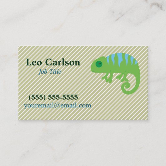 カメレオン 名刺 (正面)