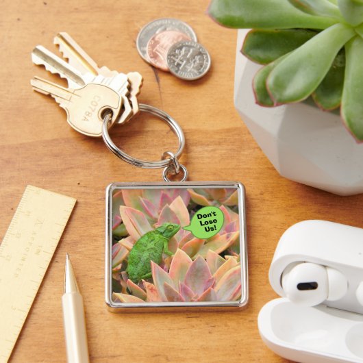 カメレオン, "私たちを見失わないで" キーホルダー (デスク)