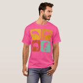 カメレオン 私 美学 爬虫類 トカゲ カメレオン Tシャツ (正面フル)