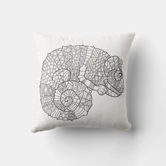 カメレオンZendoodle クッション (裏面)