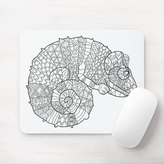 カメレオンZendoodle マウスパッド (マウス)