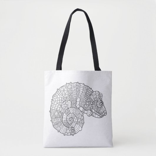 カメレオンZendoodle 2 トートバッグ (正面)