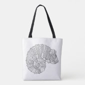 カメレオンZendoodle 2 トートバッグ (裏面)