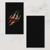 カメレカラフルオンスキンリザード 名刺 (正面/裏面)