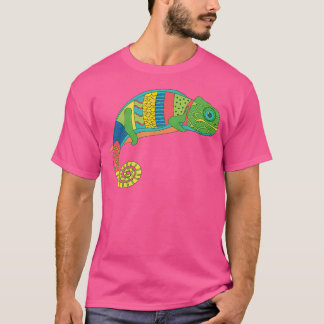カメレカラフルオンリザード Tシャツ