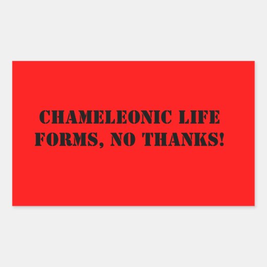 カメレノニックライフ型枠シール 長方形シール (正面)